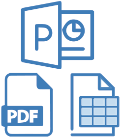Endless Spreadsheets, PDF and PPT’s